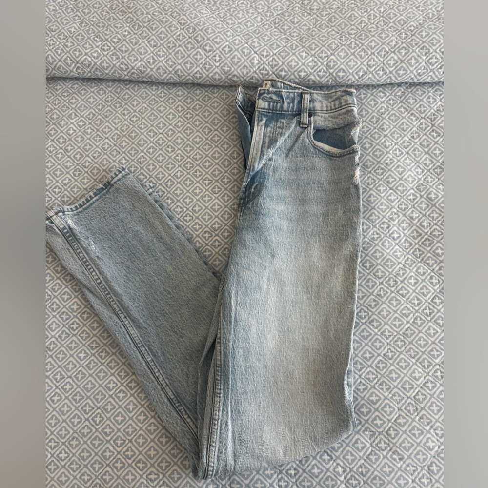 Abercrombie & Fitch Ultra High Rise Straight Jeans, 26L